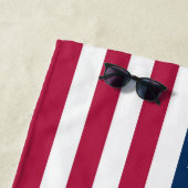 Amerikaanse vlag strandlaken (In situ)