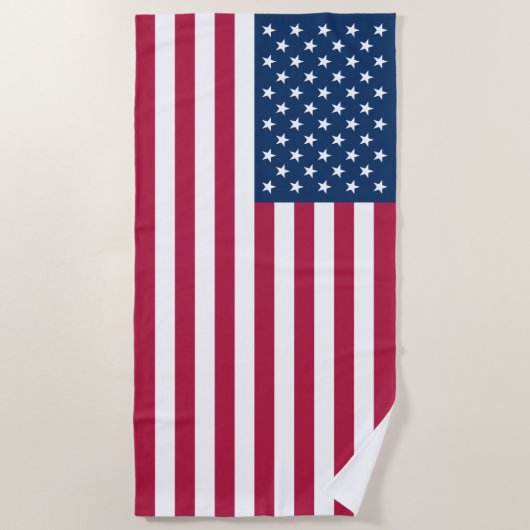 Amerikaanse vlag strandlaken (Voorkant)