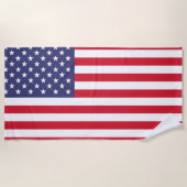 Amerikaanse vlag strandlaken (Voorkant)