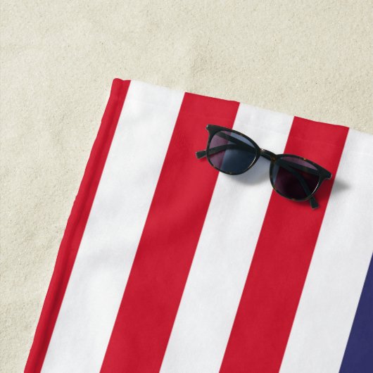 Amerikaanse vlag strandlaken (In situ)