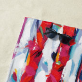 Amerikaanse vlag strandlaken (In situ)