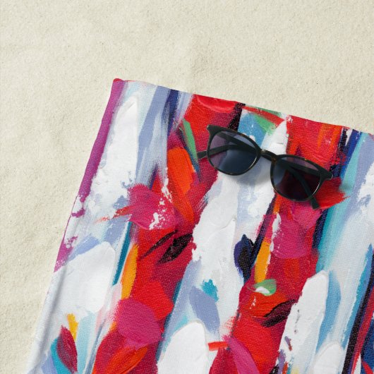 Amerikaanse vlag strandlaken (In situ)