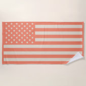 Amerikaanse vlag strandlaken (Voorkant)