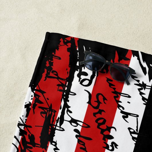 Amerikaanse vlag Strandlaken (In situ)