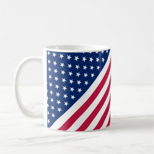 Amerikaanse vlag Stripes 4 juli Mok van Tea Coffee