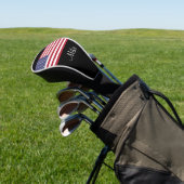 Amerikaanse vlag Stripes Golf Head Hoesje Golfheadcover (Insitu)