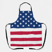 Amerikaanse vlag Stripes Patriotic BBQ Schort (Voorkant)