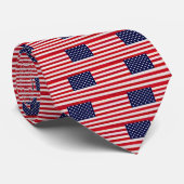Amerikaanse vlag stropdas (Opgerold)
