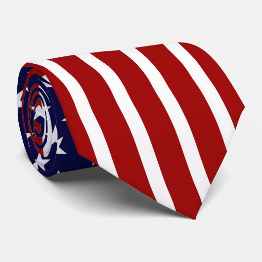 Amerikaanse vlag stropdas (Opgerold)