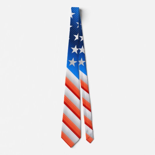Amerikaanse vlag stropdas (Voorkant)