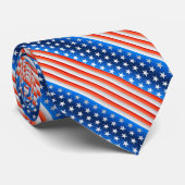 Amerikaanse vlag stropdas (Opgerold)