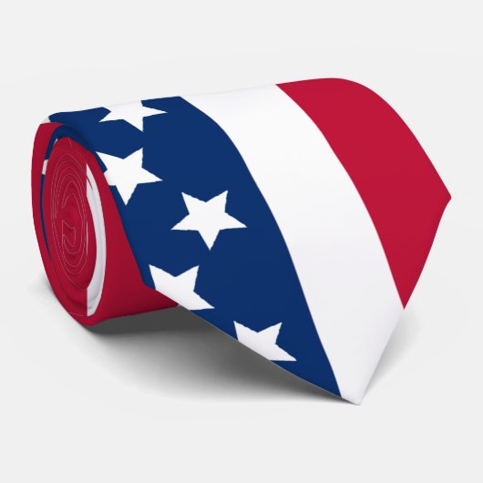 Amerikaanse vlag stropdas (Opgerold)