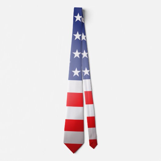 Amerikaanse vlag stropdas (Voorkant)