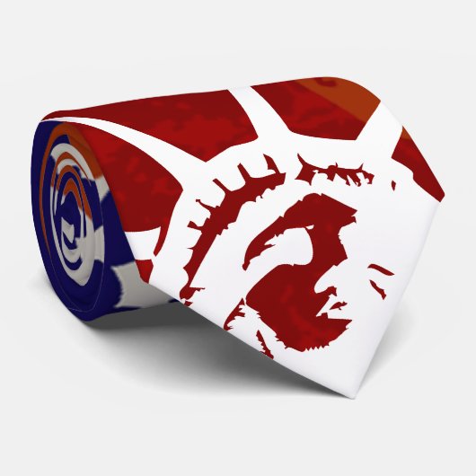 Amerikaanse vlag stropdas (Opgerold)