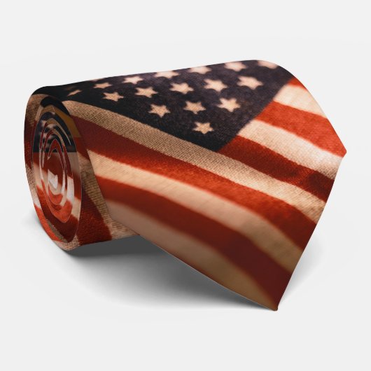 Amerikaanse vlag stropdas (Opgerold)