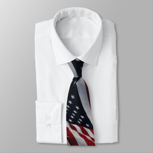 Amerikaanse vlag stropdas (Gebonden)