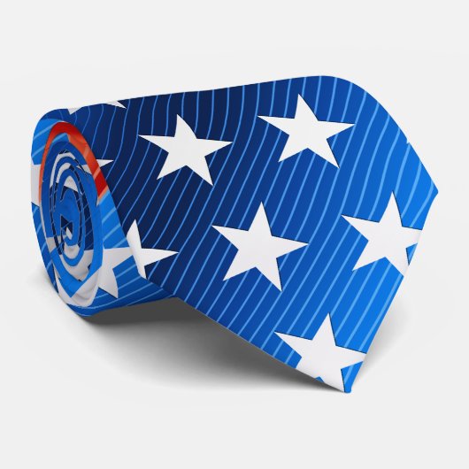 Amerikaanse vlag stropdas (Opgerold)