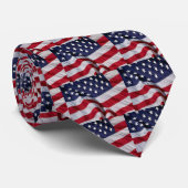 Amerikaanse vlag stropdas (Opgerold)