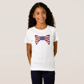 Amerikaanse Vlag Stropdas 4 juli T-shirt (Voorkant volledig)