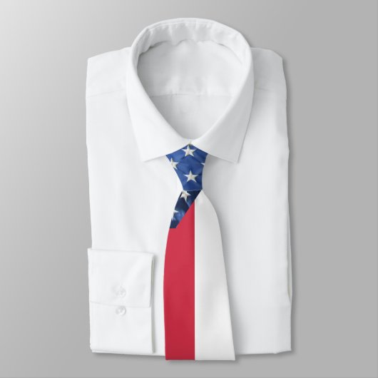 AMERIKAANSE VLAG-STROPDAS STROPDAS (Gebonden)