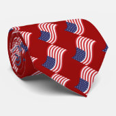 Amerikaanse vlag Stropdassen (Opgerold)