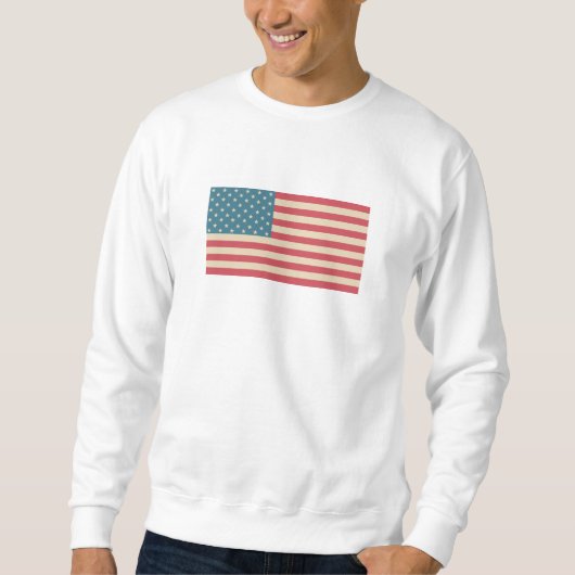 Amerikaanse vlag Sweatshirt (Voorkant)