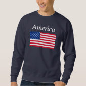 Amerikaanse vlag Sweatshirt (Voorkant)