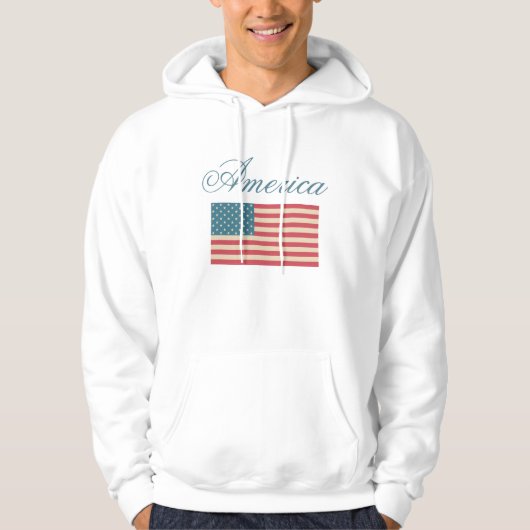 Amerikaanse vlag Sweatshirt (Voorkant)
