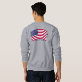 Amerikaanse vlag Sweatshirt (Achterkant volledig)