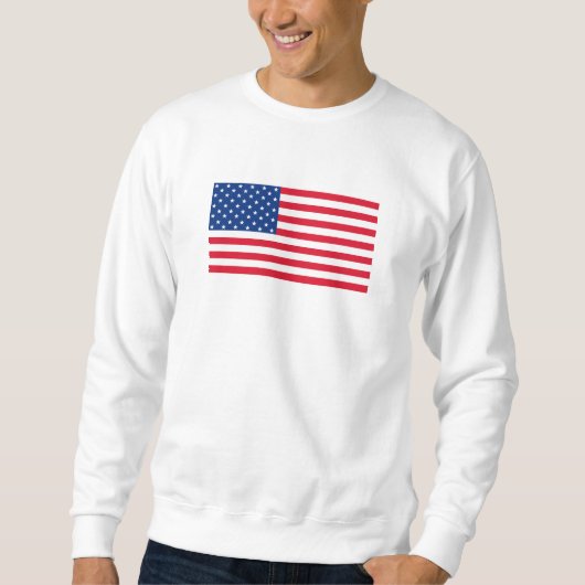 Amerikaanse vlag sweatshirt cadeau (Voorkant)