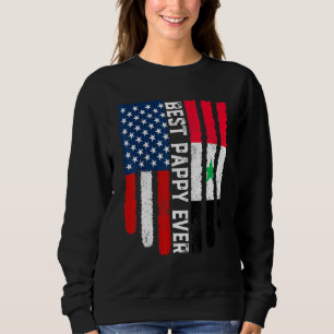 Amerikaanse vlag Syrische vlag Vlag Beste Pappy Ev Trui