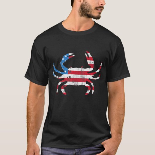 Amerikaanse vlag T-shirt (Voorkant)