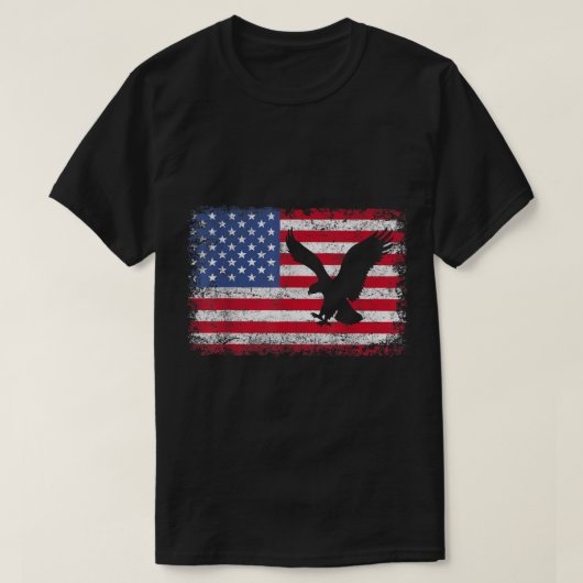Amerikaanse vlag t-shirt (Design voorkant)