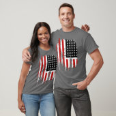  Amerikaanse vlag T-shirt (Unisex)
