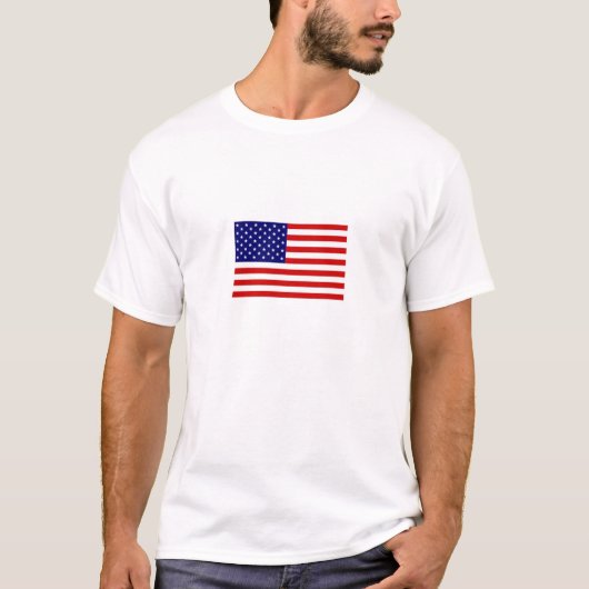 Amerikaanse vlag t-shirt (Voorkant)