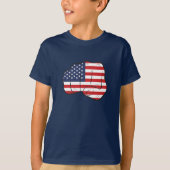 Amerikaanse vlag t-shirt (Voorkant)