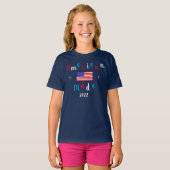 Amerikaanse vlag T-Shirt (Voorkant volledig)