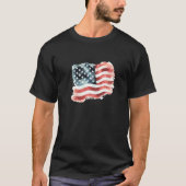 Amerikaanse vlag t-shirt (Voorkant)