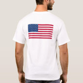Amerikaanse vlag T-Shirt (Achterkant)