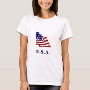 Amerikaanse vlag t-shirt