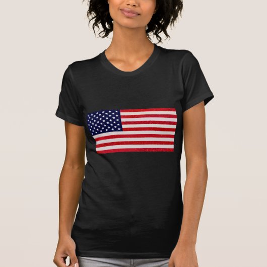 Amerikaanse vlag t-shirt (Voorkant)