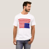 Amerikaanse vlag t-shirt (Voorkant volledig)