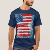 Amerikaanse vlag t-shirt (Voorkant)