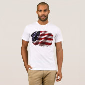 Amerikaanse vlag t-shirt (Voorkant volledig)