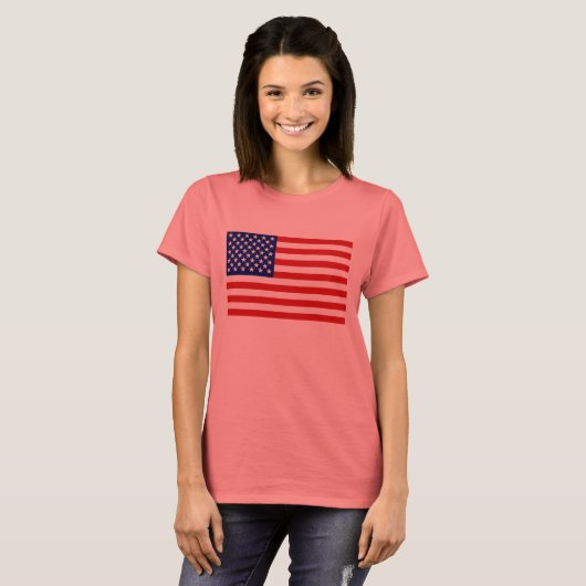 Amerikaanse vlag t-shirt (Voorkant volledig)