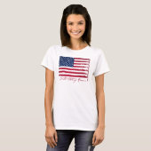 Amerikaanse vlag t-shirt (Voorkant volledig)