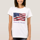 Amerikaanse vlag t-shirt (Voorkant)