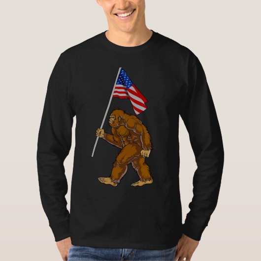 Amerikaanse vlag t-shirt (Voorkant)