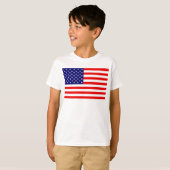 Amerikaanse vlag t-shirt (Voorkant volledig)