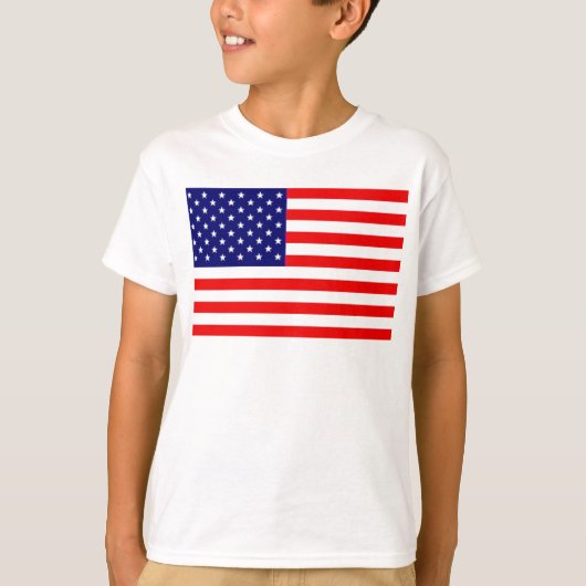 Amerikaanse vlag t-shirt (Voorkant)